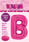Giant Hot Pink Letter B 86cm (34”) Foil Balloon
